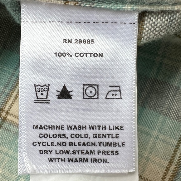 Pendleton Shirt Cotton Flannel Button Down Long Sleeve Pockets Sz L Tartan Plaid - Picture 6 of 7